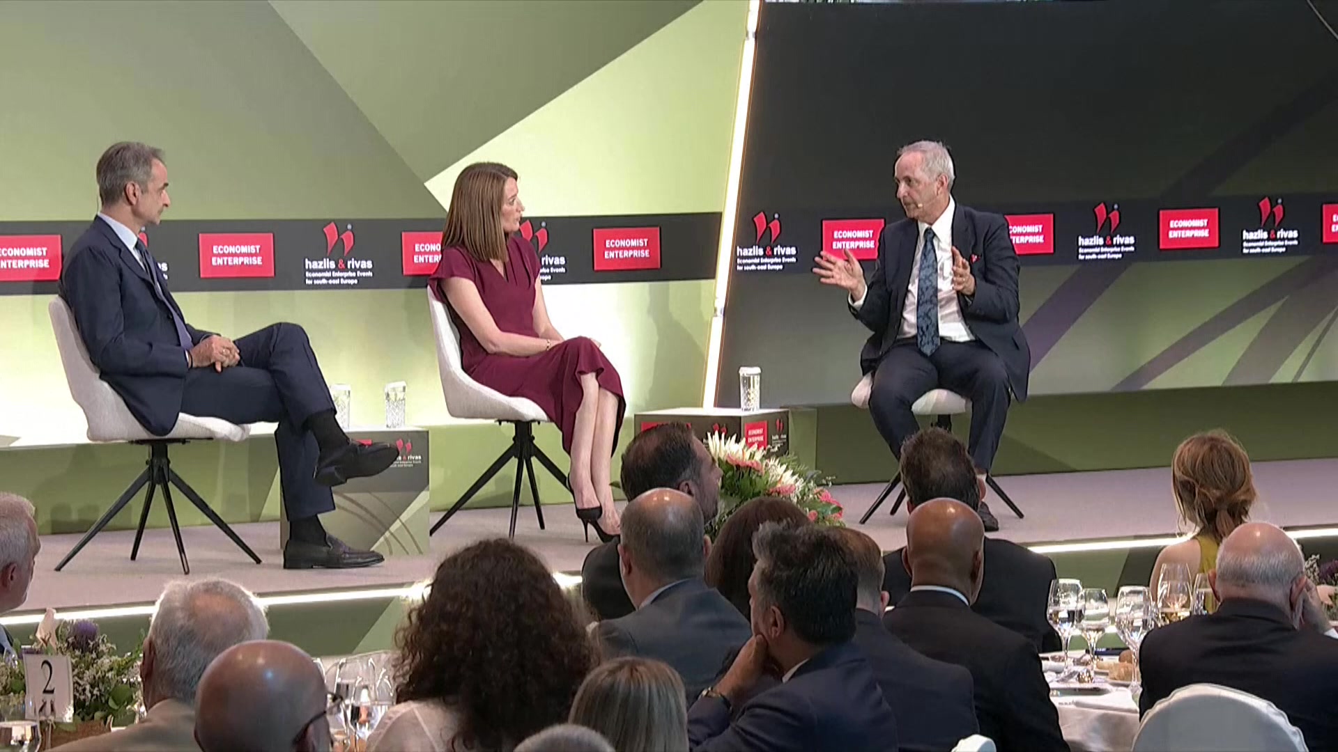 Economist’s 30th Annual Government Roundtable - Debate with the participation of Roberta METSOLA, EP President and Kyriakos MITSOTAKIS, Greek Prime Minister